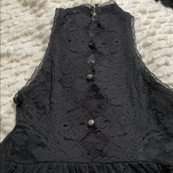 Free People Verushka Lace High Neck Mini Dress - Picture 13 of 13